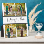 I Liebe Sie fügen Custom Foto Collage Frame Gesche Fotoplatte (Seite)