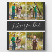 I Liebe Sie fügen Custom Foto Collage Frame Gesche Fotoplatte (Vorderseite)