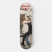 I Liebe Sie fügen Ihr eigenes Foto Individuelle Na Skateboard (Vorderseite)
