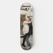 I Liebe Sie fügen Ihr eigenes Foto Individuelle Na Skateboard (Vorderseite)