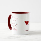 I Liebe Sie - für immer und immer - Tasse (Vorderseite Links)