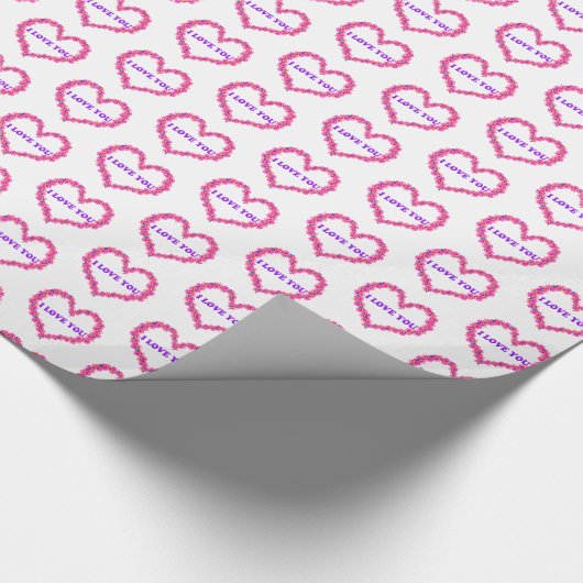 I Liebe Sie Geschenkwrap Geschenkpapier (Ecke)