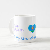 I Liebe Sie Großmutter Kaffeetasse (Vorderseite Links)