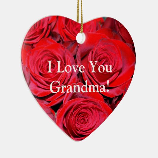 I Liebe Sie Großmutter Keramikornament (Rechts)