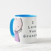 I Liebe Sie Großmutter-Tasse Tasse (Vorderseite Links)