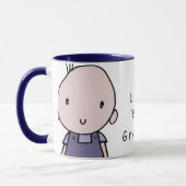 I Liebe Sie Großvater-Tasse Tasse (Links)