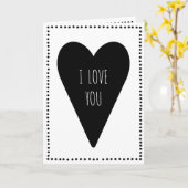 I Liebe Sie | Gruß-Karte Karte (Gelbe Blume)