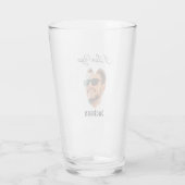 I Liebe Sie Herz personalisieren Glas (Rückseite)