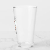 I Liebe Sie Herz personalisieren Glas (Links)