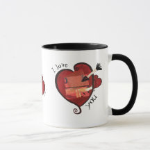 I Liebe Sie Herz-Tasse 2