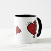 I Liebe Sie Herz-Tasse Tasse (VorderseiteRechts)