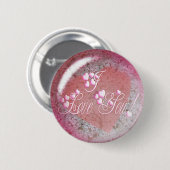 I LIEBE SIE HERZEN u. SPITZE durch SHARON SHARPE Button (Vorne & Hinten)