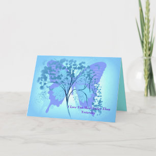 I LIEBE SIE HEUTE ALS GESTERN KARTE