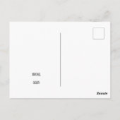 I Liebe Sie hinterlegen Postkarte (Rückseite)