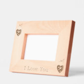 I Liebe Sie hören auf einem String Geätzte Rahmen (Links)