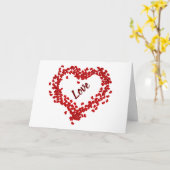 **I LIEBE SIE** & I WERDEN **FOREVER** KARTE (Gelbe Blume)