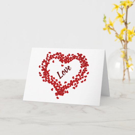 **I LIEBE SIE** & I WERDEN **FOREVER** KARTE (Gelbe Blume)