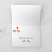 I Liebe Sie Igels-Zeichnen Karte (Innenseite)