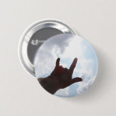 I LIEBE SIE in der Zeichen-Sprache Button (Vorne & Hinten)