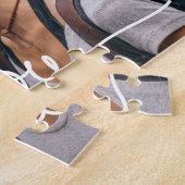 I Liebe Sie in White Script mit Herz Custom Puzzle (Seite)