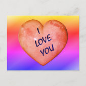 I Liebe Sie individuell anpassbar Postkarte (Vorderseite)