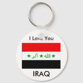 I Liebe Sie IRAK Schlüsselanhänger (Vorderseite)