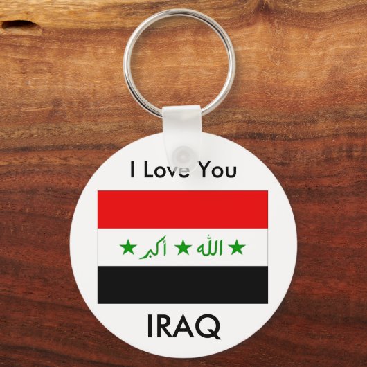 I Liebe Sie IRAK Schlüsselanhänger (Vorderseite)
