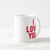 I Liebe Sie Kaffeetasse (VorderseiteRechts)