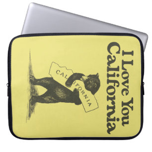 I Liebe Sie Kalifornien Laptopschutzhülle