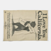 I Liebe Sie Kalifornien-Tuch Handtuch (Horizontal)