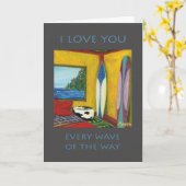 I Liebe Sie Karte (Gelbe Blume)