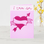 I LIEBE SIE KARTE (Gelbe Blume)