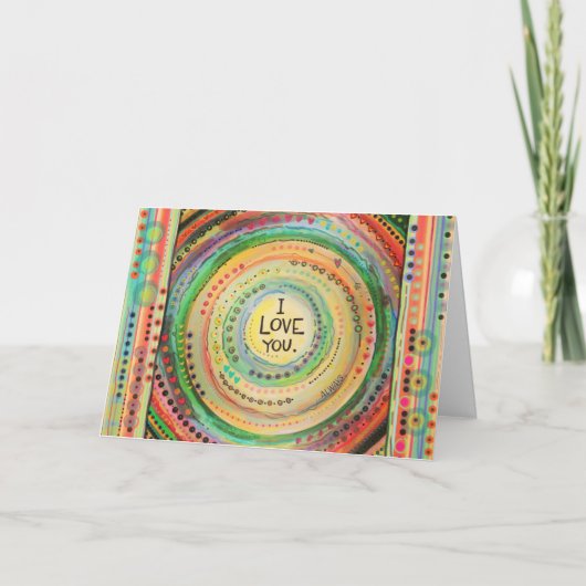 I Liebe Sie Karte (Vorderseite)