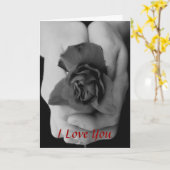 I Liebe Sie Karte (Gelbe Blume)