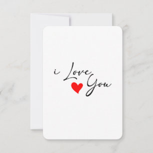 I Liebe Sie Karte