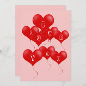 I Liebe Sie Karte (Vorne/Hinten)