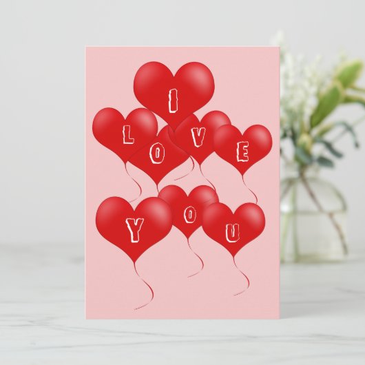 I Liebe Sie Karte (Stehend Vorderseite)