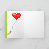 I Liebe Sie! Karte (Innenseite)