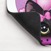 I Liebe Sie Kätzchen-Mausunterlage Mousepad (Ecke)