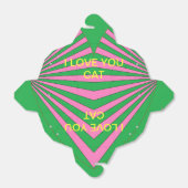 I Liebe Sie Katzen-Pop-Kunst-Party CricketDiane Geschenkschachtel (Ungefaltet)