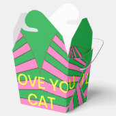 I Liebe Sie Katzen-Pop-Kunst-Party CricketDiane Geschenkschachtel (Geöffnet)