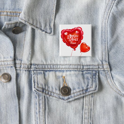 I Liebe Sie Knopf 2 Button (Beispiel)