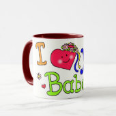 I Liebe Sie Kuchen Tasse (Vorderseite Links)