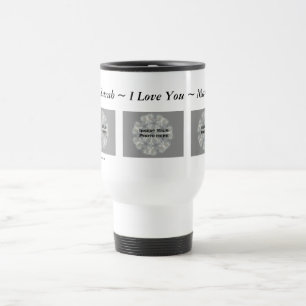 I Liebe Sie kundengerechte Foto-Bild-Tasse Reisebecher