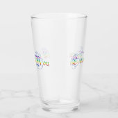 I Liebe Sie. Lustiger Steigungs-Text Glas (Rechts)