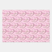 I Liebe Sie Mama Design Geschenkpapier Set (Vorderseite)