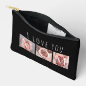 I Liebe Sie Mama Foto Klein Zubehörtasche (Offen)