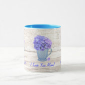I Liebe Sie Mama Hydrangea Tasse (Zentrum)