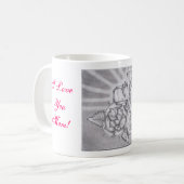 I Liebe Sie Mama! Kaffeetasse (Vorderseite Links)