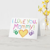 I Liebe Sie Mama! Karte (Gelbe Blume)